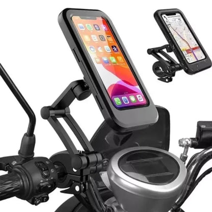 COMBO PARA MOTO🏍️ ,😱 Almohadilla de Gel + Holder De Celular Soporte Impermeable 😱