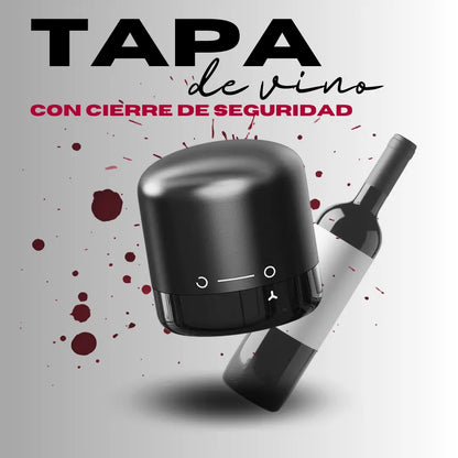 TAPA DE VINO ClosureWine™ Con Cierre De Seguridad🔒🔥COMPRA 3 Y TE OBSEQUIAMOS EL 4to🔥