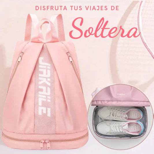 Mochila impermeable de SOLTERAS para viajes ✈️, senderismo 🥾, natación 🏊‍♂️, fútbol ⚽, gimnasio 🏋️‍♀️.