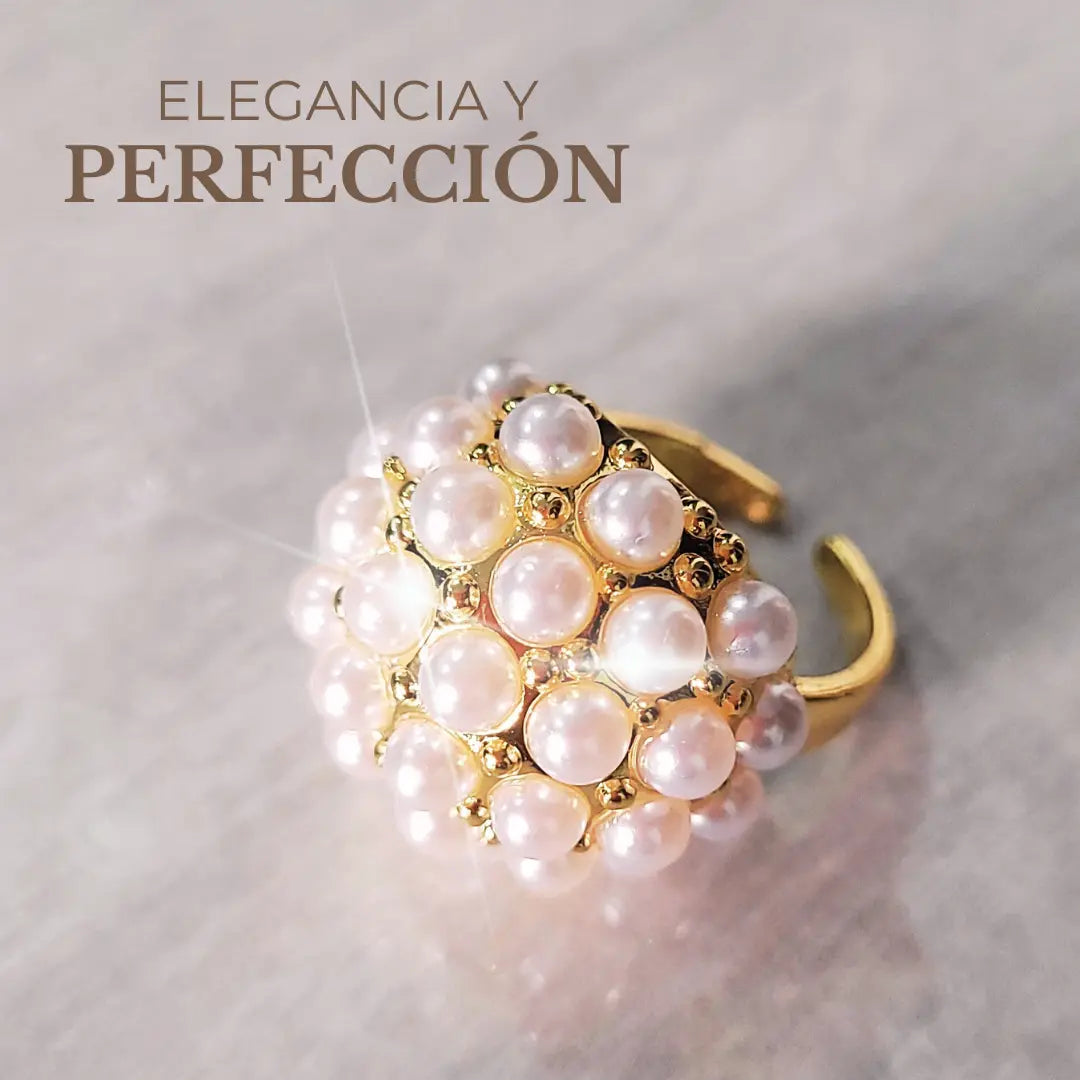 Anillo PERLAS ENCANTO 😍 ¡Brilla con la luz de la sofisticación!💍