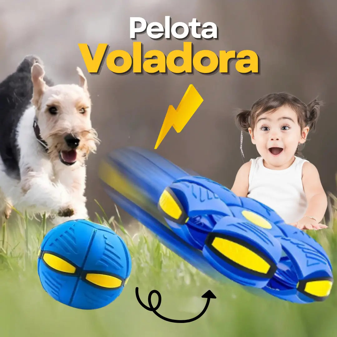 PELOTA VOLADORA 🥏, Transformación Automática, Juguete Mágico Para Niños y Perros