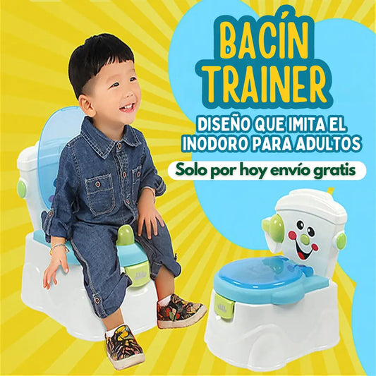 BACIN TRAINER 🚽✨ Bacinilla de entrenamiento para niños y niñas 👶👧🧒