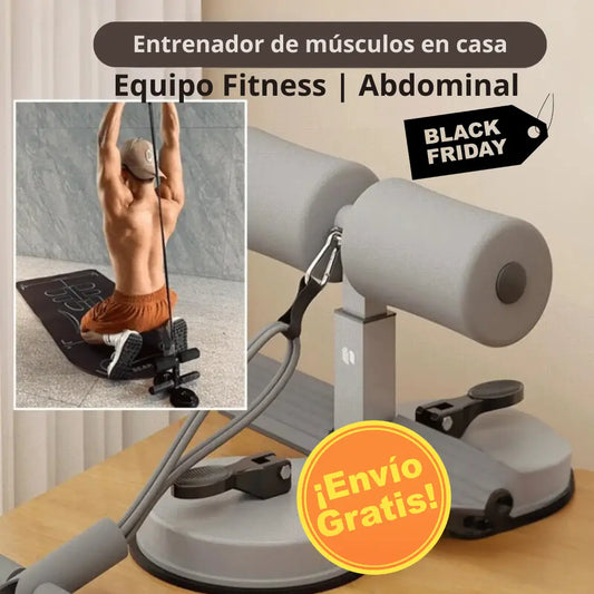 🏋️‍♀️✨ Soporte Fitness De Ventosas Autoadherentes 🧲 Con Banda Elástica + GUÍA DE EJERCICIOS 🎁