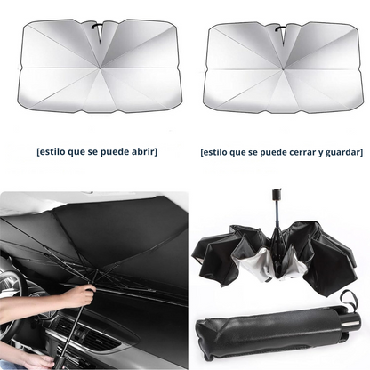 SOMBRILLA PARASOL DE AUTO 🌞🚗, Protección total contra el sol y el calor ☂️🔥