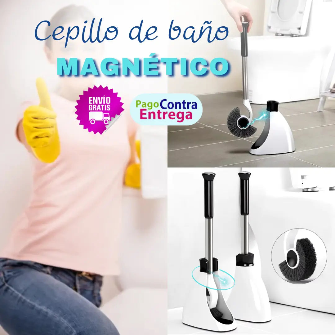 🚿💪 Cepillo de baño magnético, ¡más práctico que nunca! 🧼✨